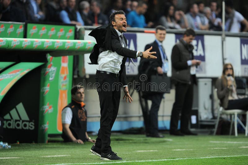 Luis Enrique during the Match Editorial Stock Image - Image of competition,  sports: 187095964