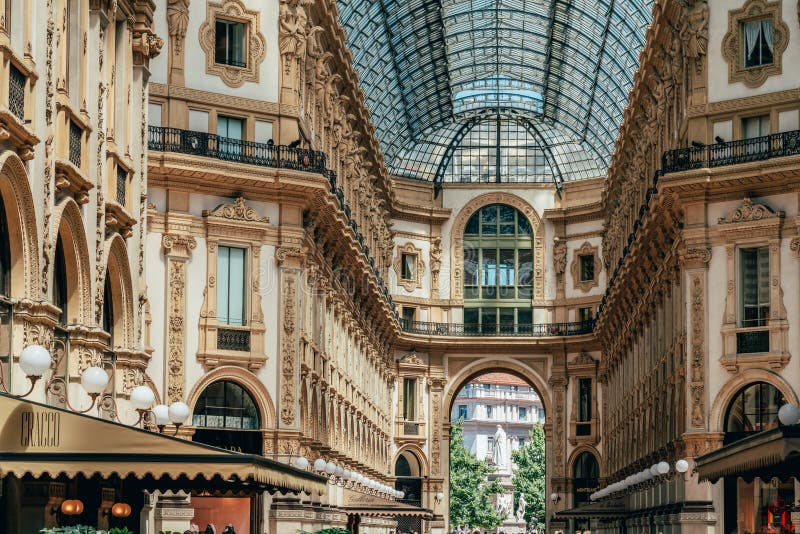 MILAN, ITALY - MAY 30, 2019: Louis Vuitton Store in galleria Vittorio  Emanuele, the oldest shopping mall and major landmark in Italy visited by  tourists all around the world Stock Photo