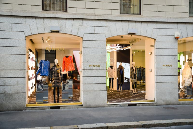 Milan, Italy - September 24, 2017: Pinko Store in Milan. Fashio ...