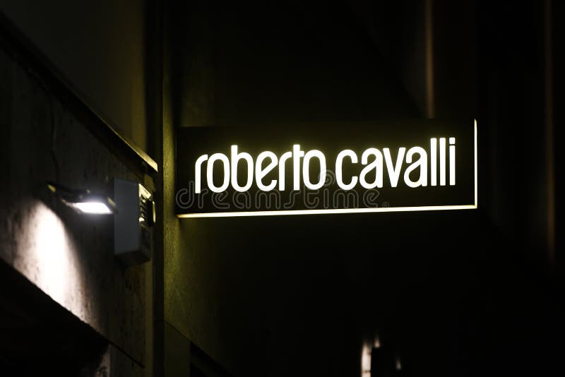 Roberto Cavalli Fashion Shop in Italy Editorial Image - Image of ...