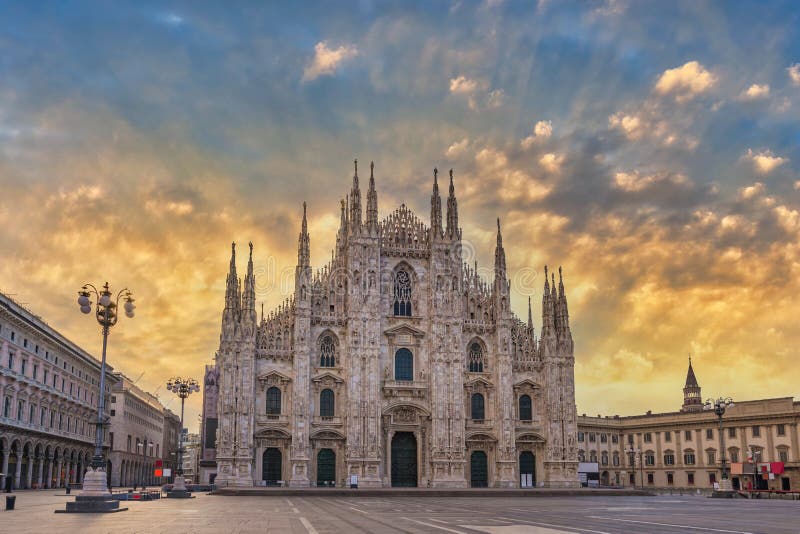 Milan Italy stock image. Image of architecture, attraction - 97072181