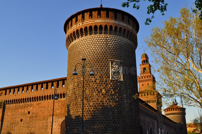 Milano Il Castello Sforzesco Stock Photo - Image of milano ...
