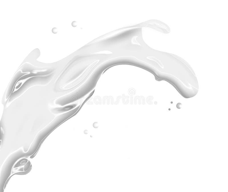 Milchspritzen stock abbildung Milchspritzen stock abbildung