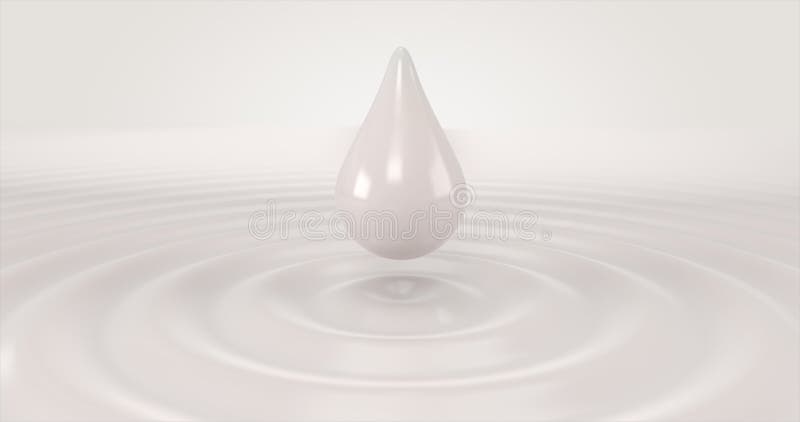 Milchtropfen auf der Kräuselungsmilch stock abbildung