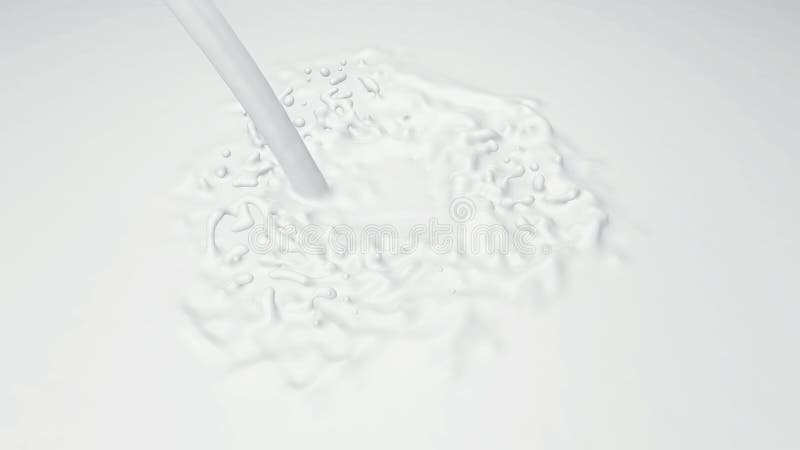 Milchtropfen mit Spritzen, realistische Produkt-Wiedergabe ist eine bequeme Möglichkeit für Ihre Werbung lizenzfreie abbildung