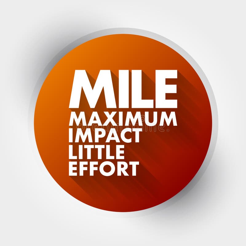 Max mile. Бизнес миля аббревиатура.