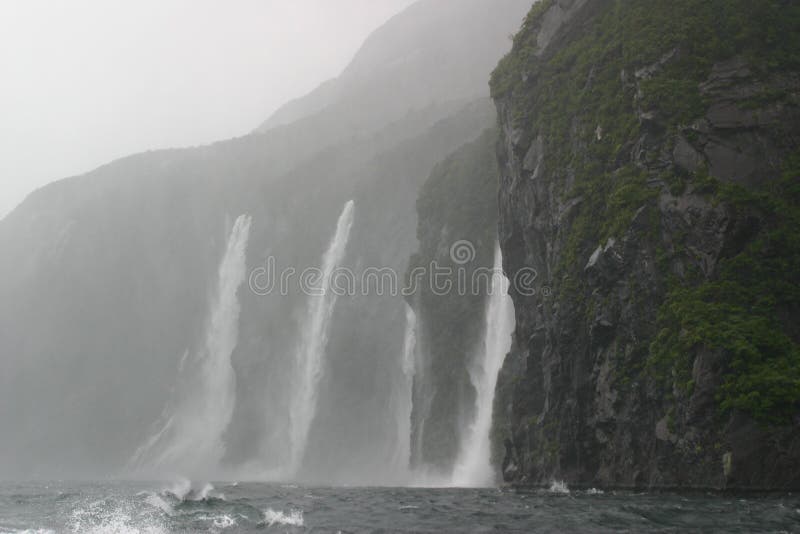 Milford Sound Waterfalls