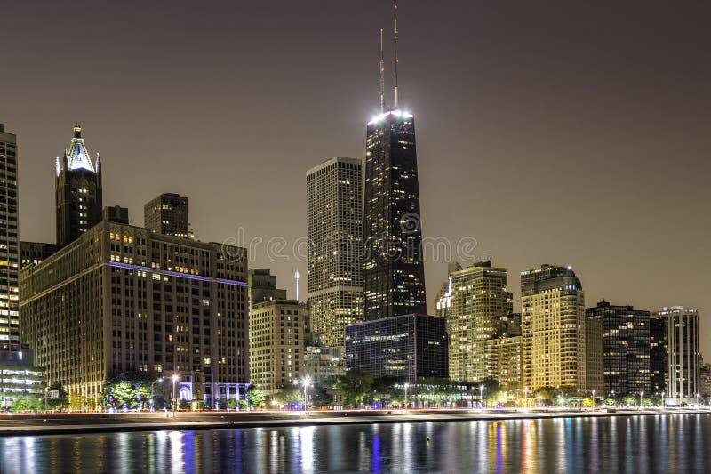 Milha magnífica do centro de Chicago imagens de stock royalty free Milha magnífica do centro de Chicago imagens de stock royalty free