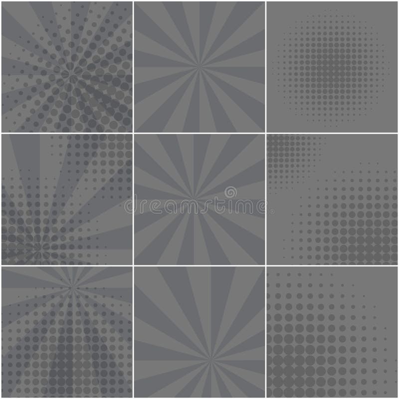 Milieux monochromes pour de rétros bulles de la parole illustration libre de droits Milieux monochromes pour de rétros bulles de la parole illustration libre de droits