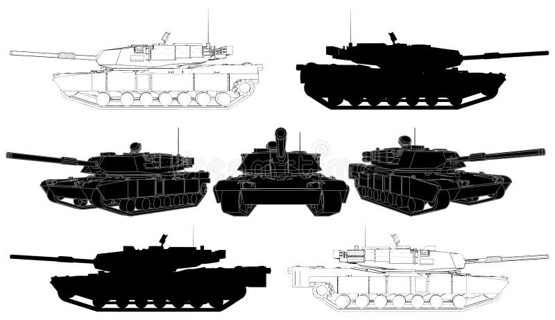 Militaire Vector 02 van de Tank