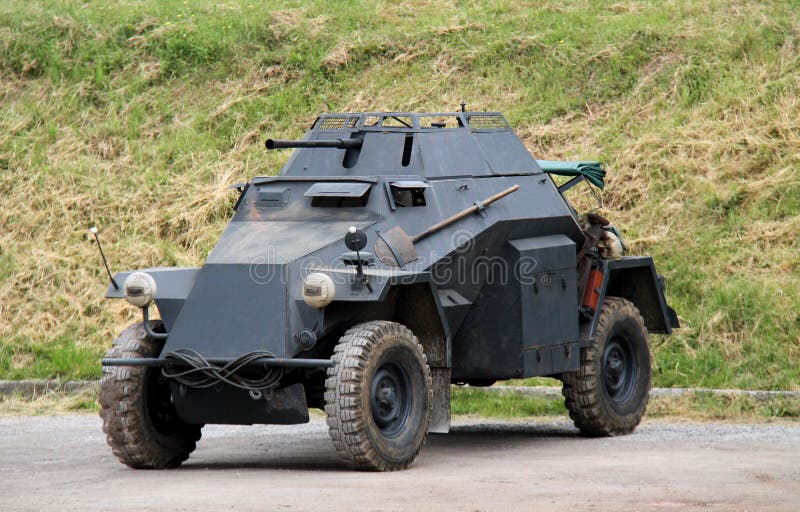 Military Armoured Car.