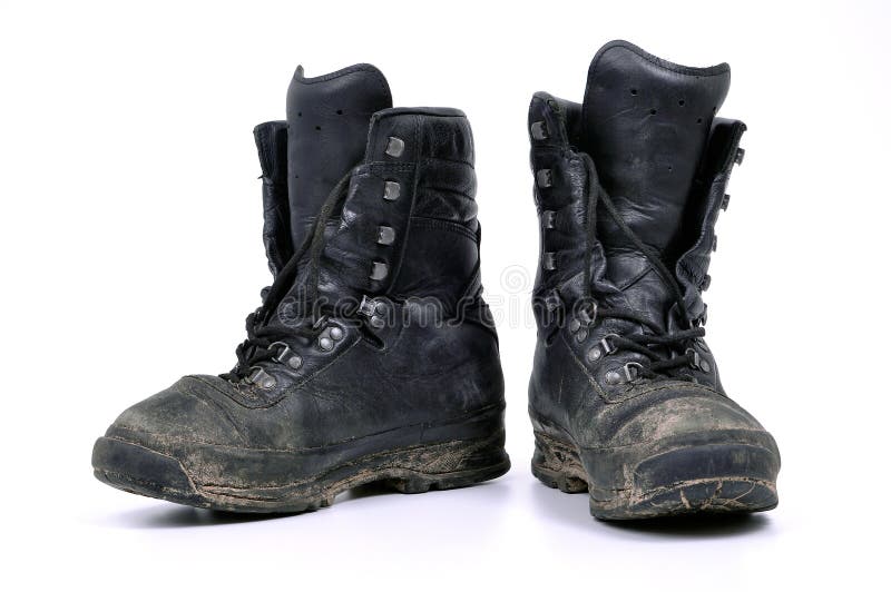 Military boots stock image. Image of background, white 22509953