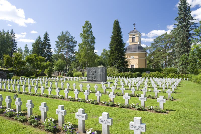 Military cemetery royalty free stock photos