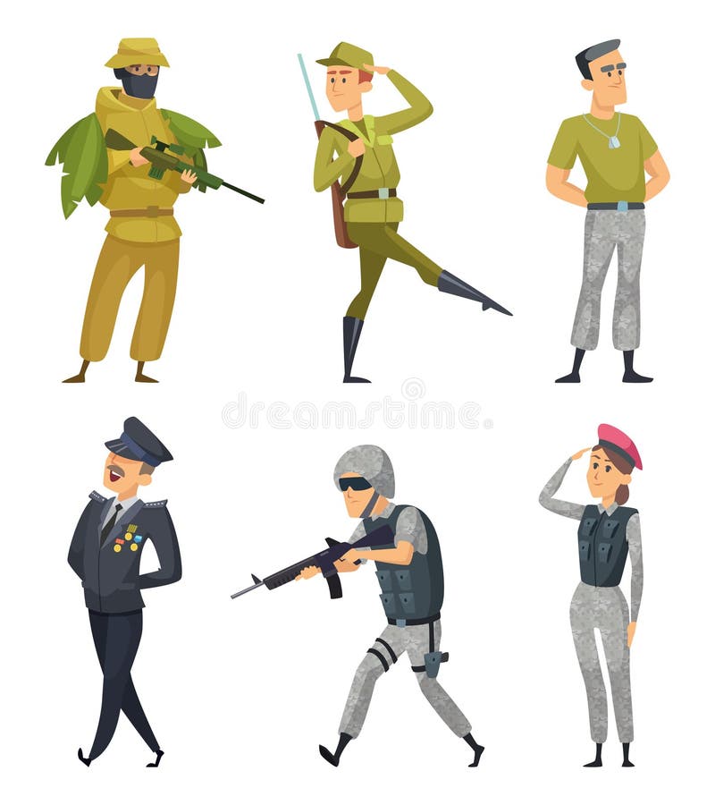 Female Lin The Army Stock Illustration Illustration Of Army 58239137