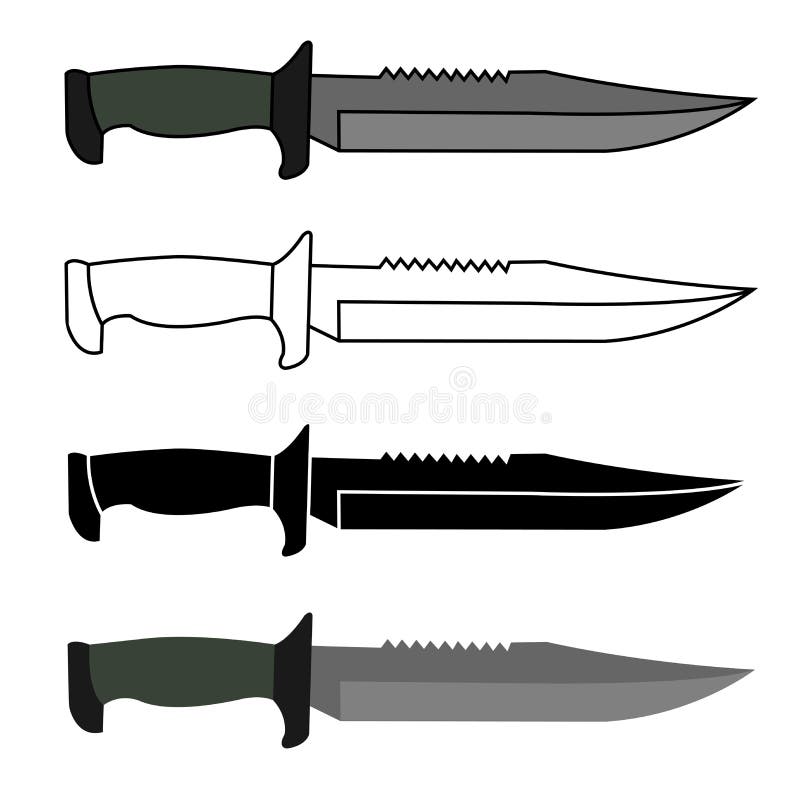 Combat Knife Stock Illustrations – 5,780 Combat Knife Stock