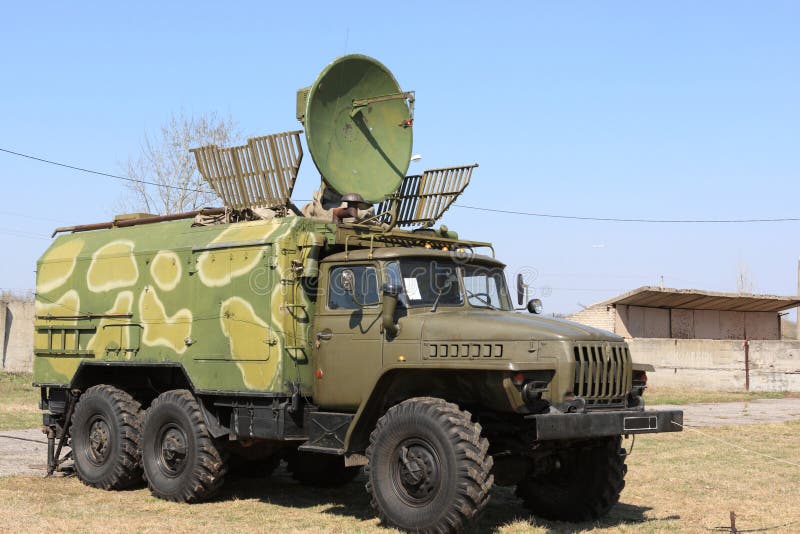 Military communication truck