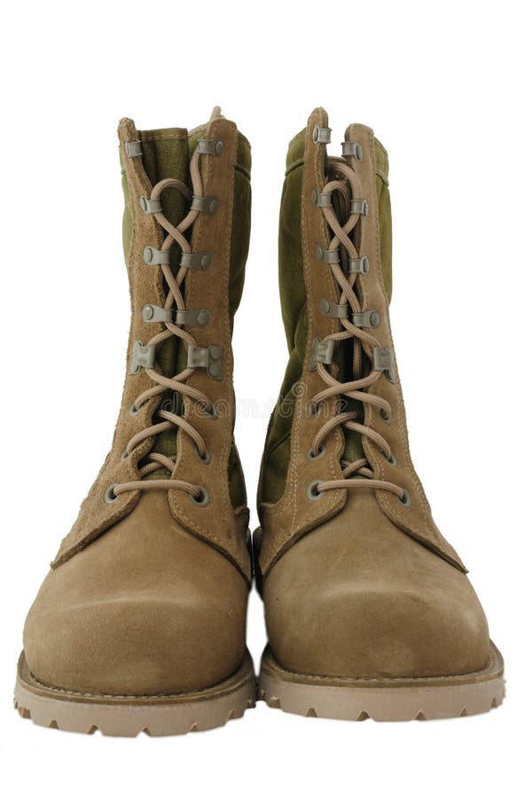 Military Desert Combat Boots Stock Photo Image of march, protection
