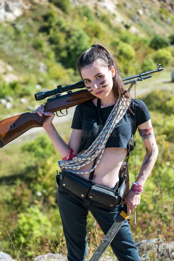 Hot Naked Chicks With Guns