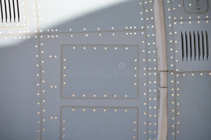 Military Helicopter Camouflage. Military aircraft detail camouflage. View about fuselage with panel line and gradient colors stock images
