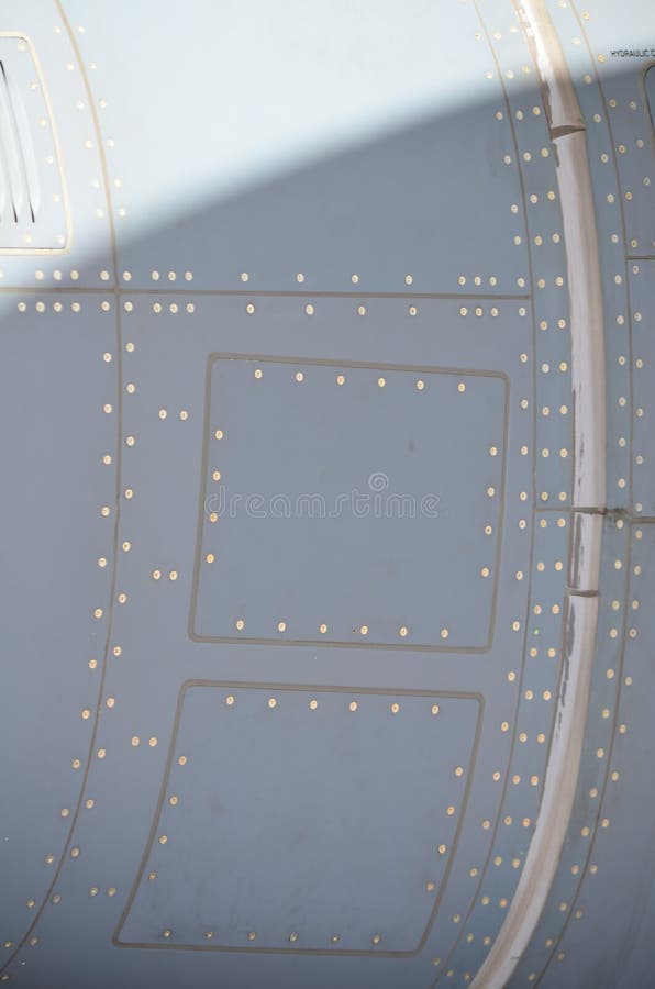 Military Helicopter Camouflage. Military aircraft detail camouflage. View about fuselage with panel line and gradient colors stock photography