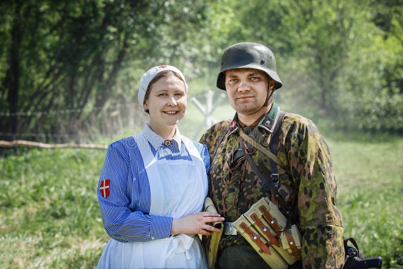 Military historical reenactment `Forgotten feat. Second shock army`