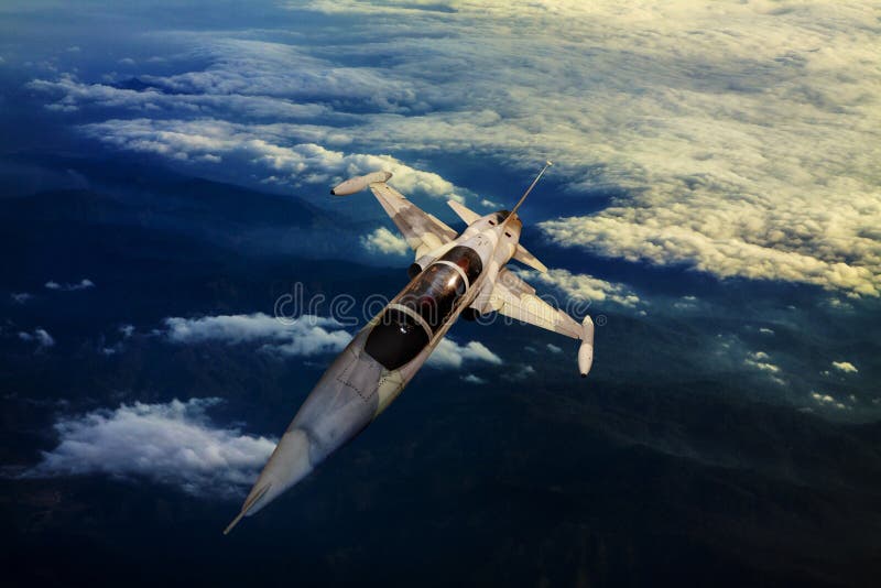 Download Military Jet Plane Flying Over Mountain Country View Below Stock Photo - Image of planes, fast: 35853218
