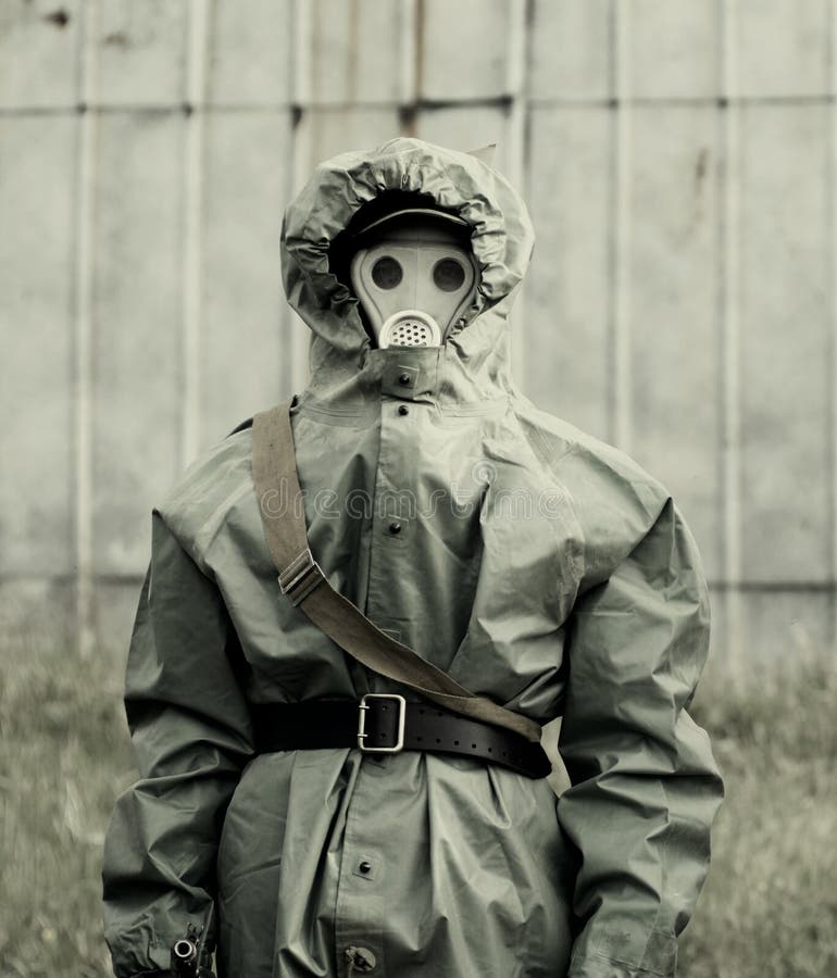 gas mask suit guy gun gas mask suit guy gun