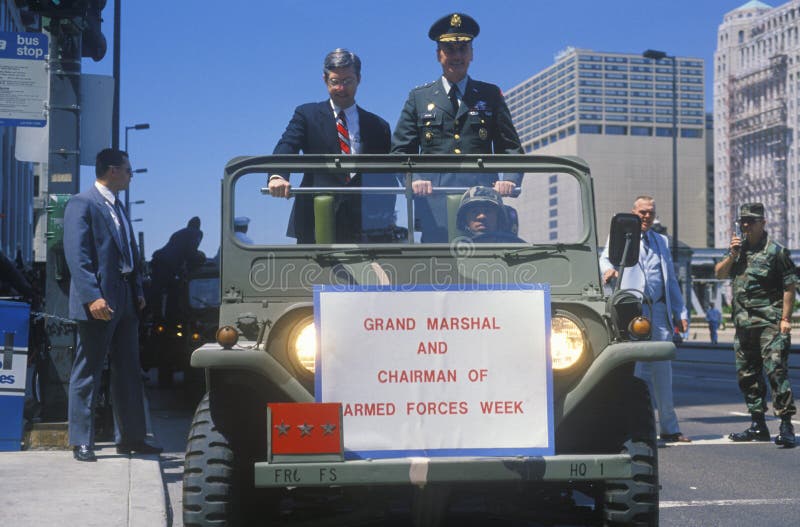 Military Officials in Jeep