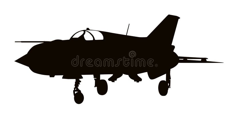 Military plane silhouette