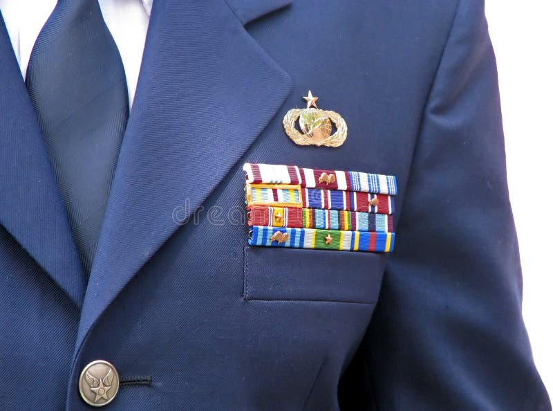 Military Ribbons On Jacket Stock Photos Image 6346423