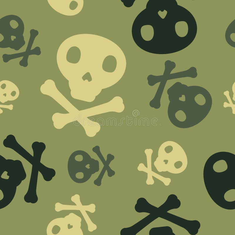 Military skull royalty free illustration Military skull royalty free illustration