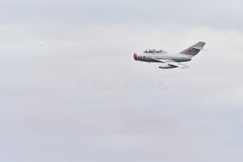 Military Soviet union aircraft MIG 15 stock images Military Soviet union aircraft MIG 15 stock images