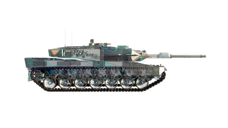 Military vehicles, tanks vector illustration