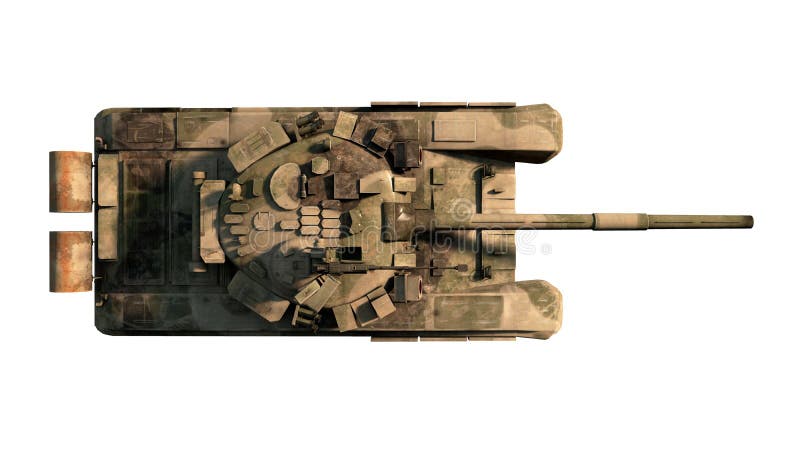 Military vehicles, tanks stock illustration