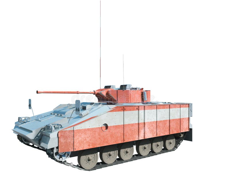 Military vehicles, tanks stock illustration