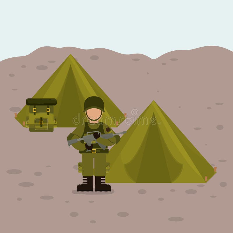 Militär krigsmaktdesign vektor illustrationer Militär krigsmaktdesign vektor illustrationer