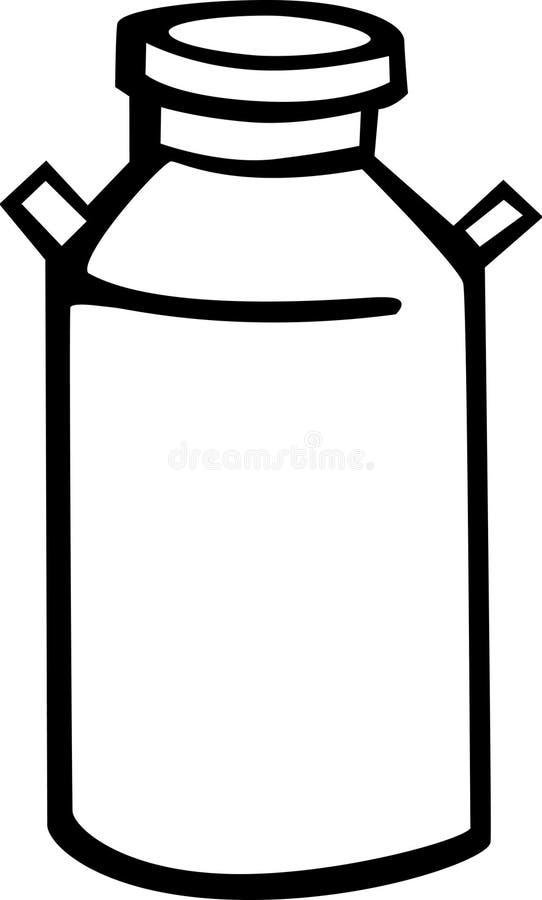 Milk Can Vector Illustration Stock Vector Illustration of lactose
