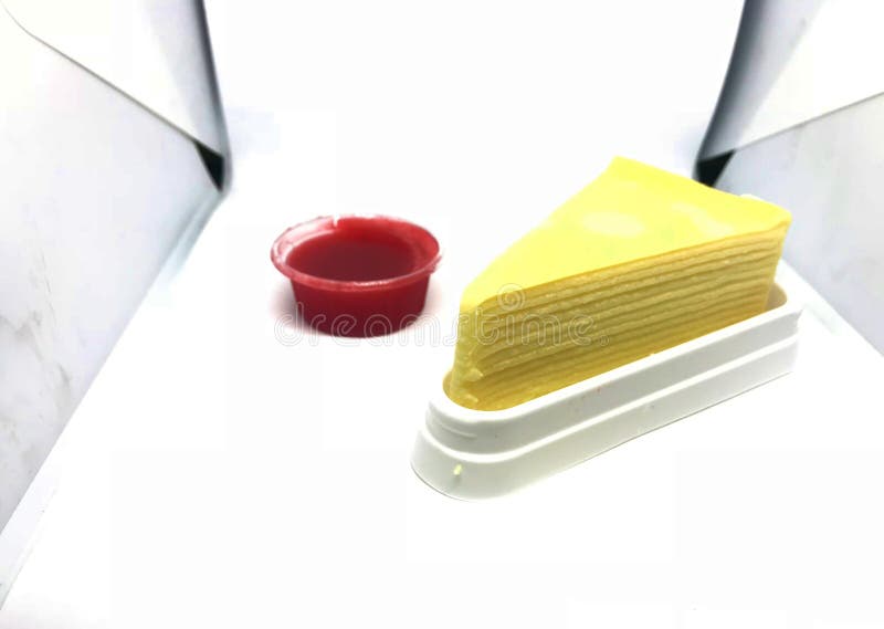 The Milk Crepe and Strawberry Stock Image Image of fruit, tasty