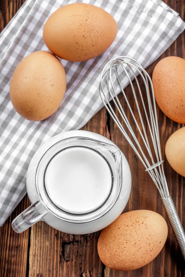 Milk and eggs stock photo. Image of dairy, drink, calcium 42969446