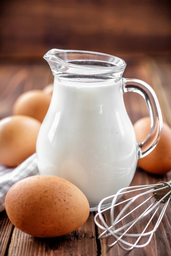 Milk and eggs stock image. Image of cutout, nutritious 8156915