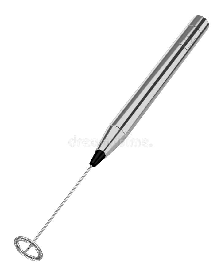 Milk frother isolated on white royalty free illustration