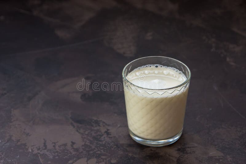 Milk Glass Beaker Gray Background Stock Photos Free & RoyaltyFree