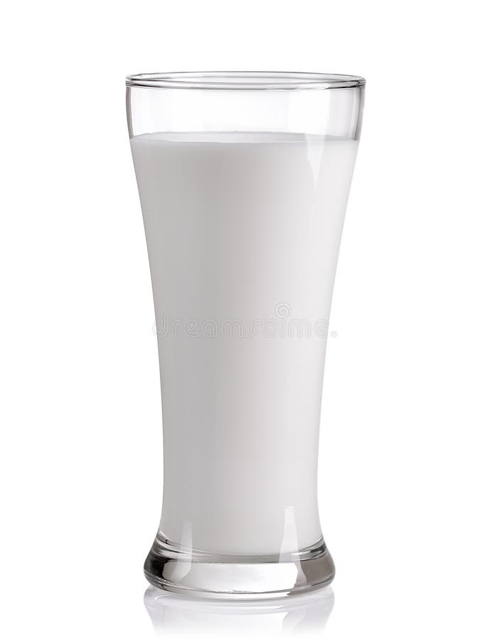 Milk in the glass on white background royalty free stock photos Milk in the glass on white background royalty free stock photos