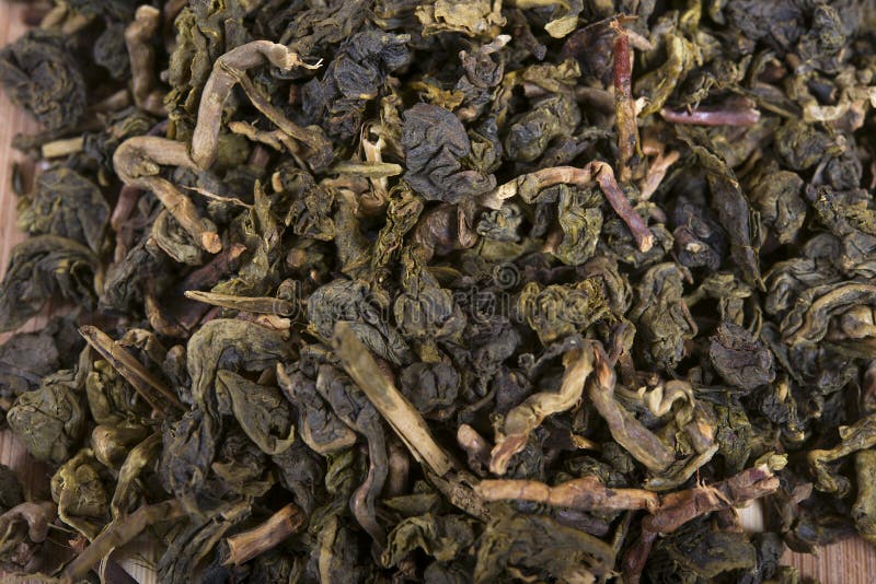 Milk Oolong Green Tea Leaves Stock Photo Image of flavor, brew 179054004
