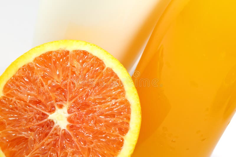 Milk and Orange juice stock image. Image of food, product 34441539