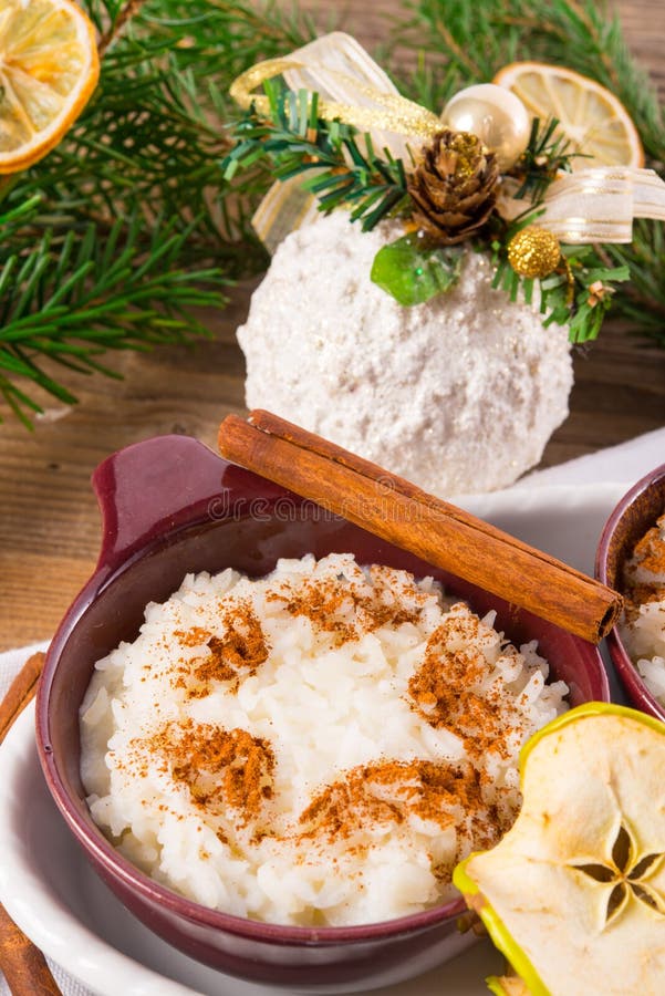 Milk rice with cinnamon stock image. Image of cooked 27728191