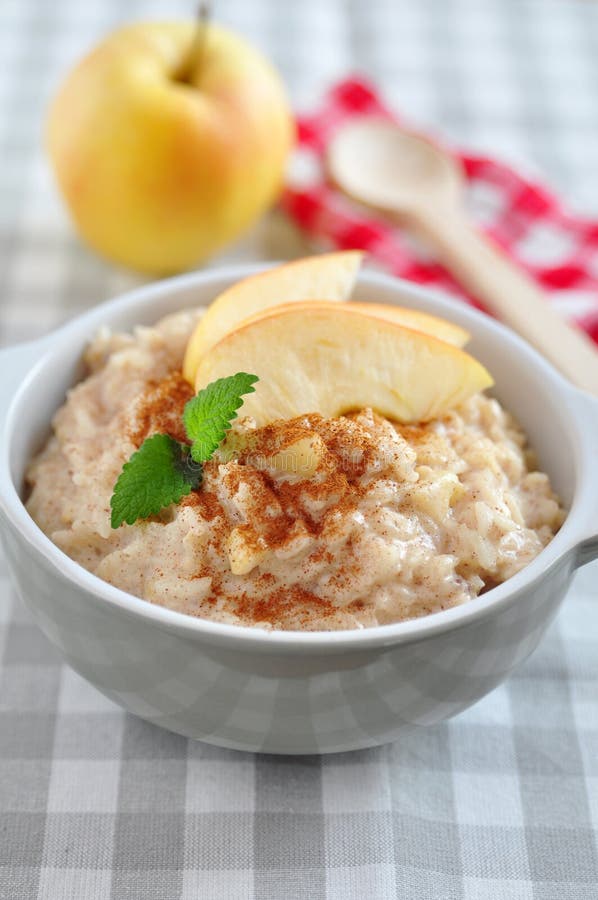 Milk Rice Pudding stock image. Image of cinnamon, dessert 33448583