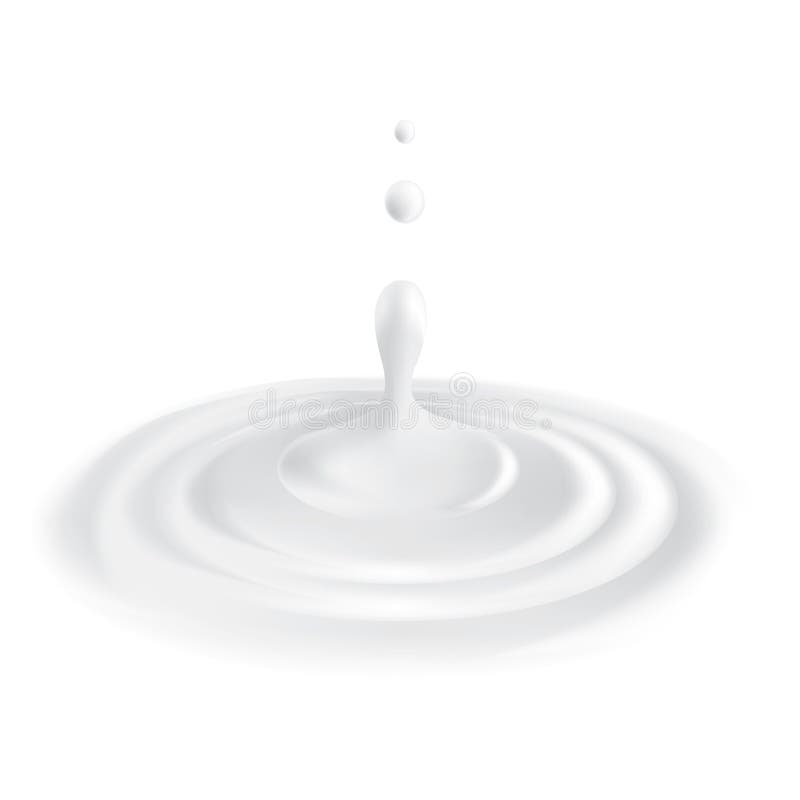 Milk splash royalty free illustration