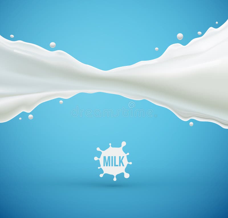 Milk Splash royalty free illustration
