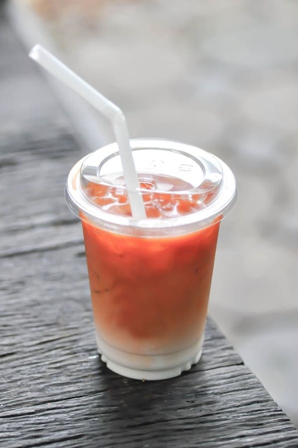 Milk Tea, Iced Tea with Milk, Iced Tea Stock Image Image of cream